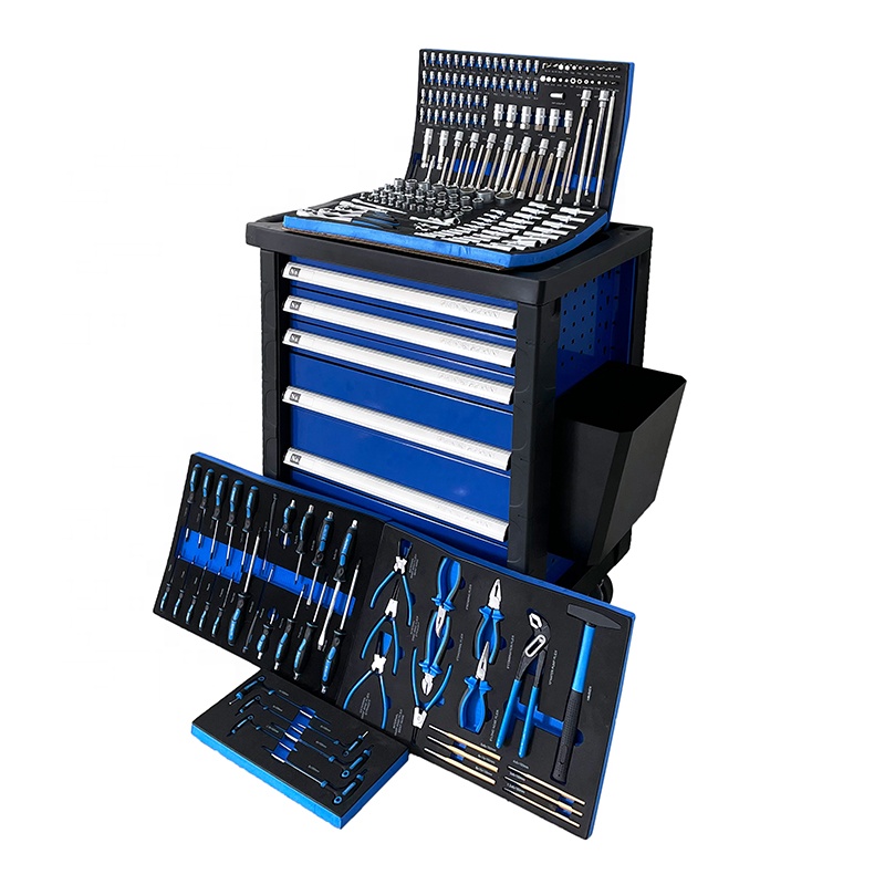 Workshop Tools Cabinet - 225 Pcs Movable Tool Cabinet 7