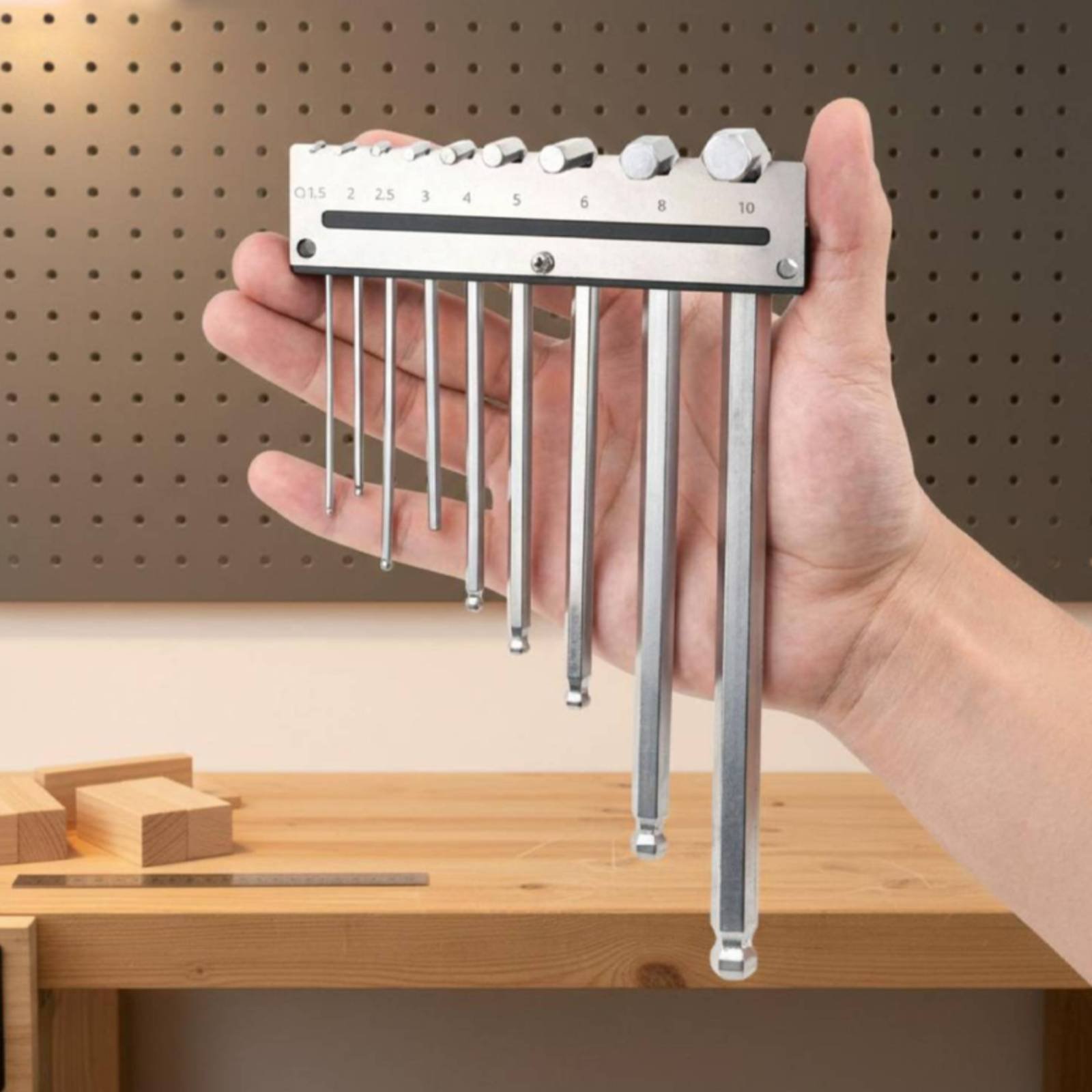 Workshop Tools Wall - Wall Mounted Hex Key Holder Metal