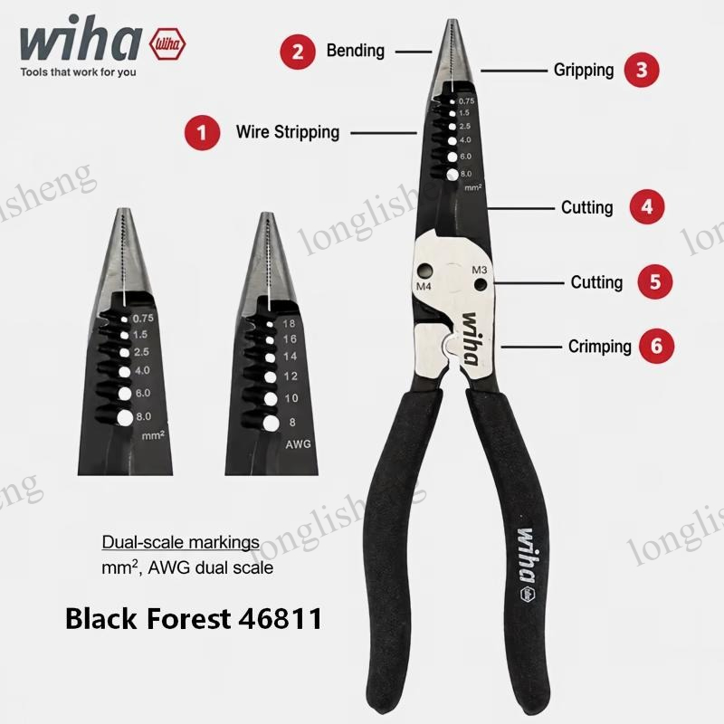 Wiha 46811 BlackForest 200mm 6 - Tools Vn ulasan dan harga