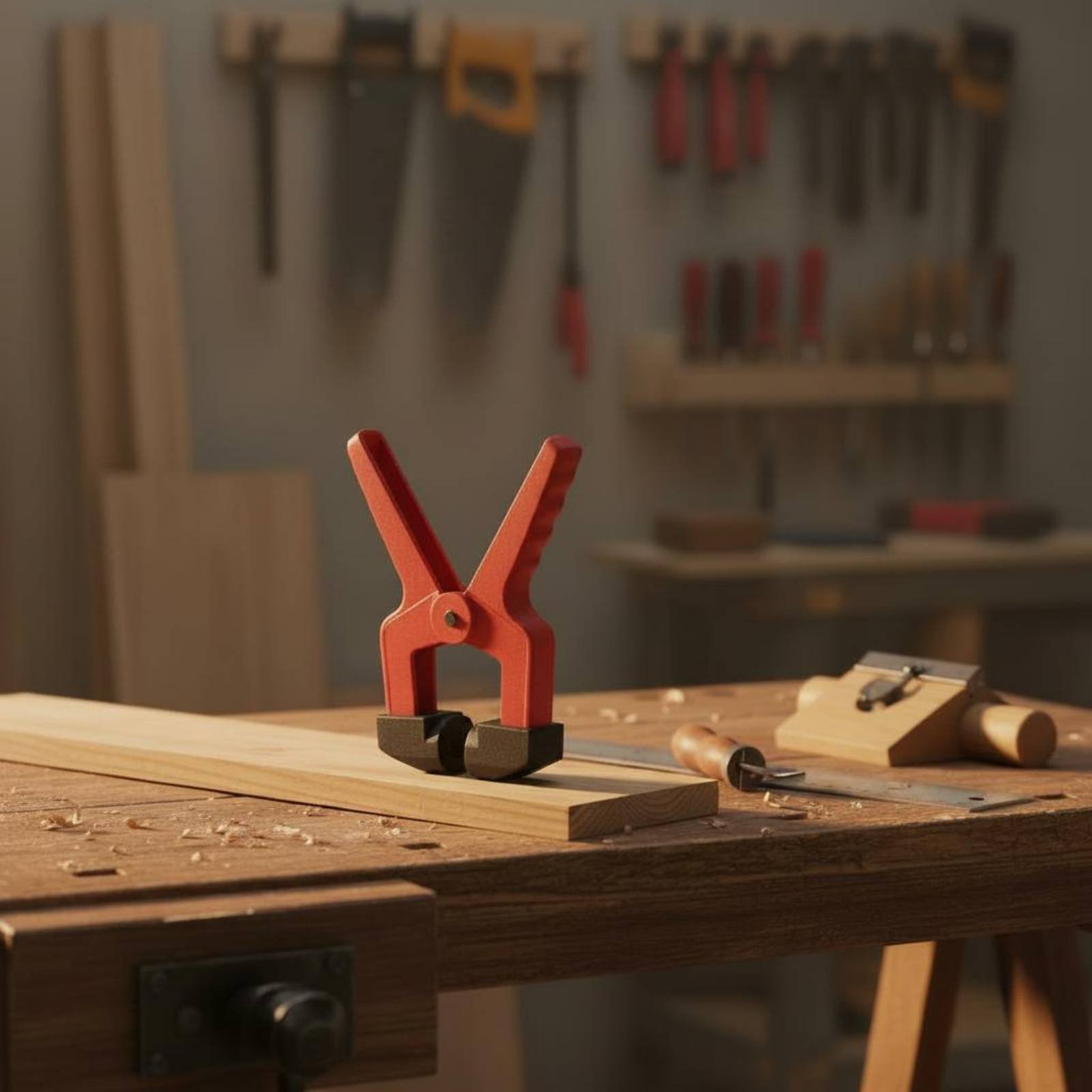 Triangular Clamp Clamp Red Col - Hand Tools In Workshop ulasan dan harga