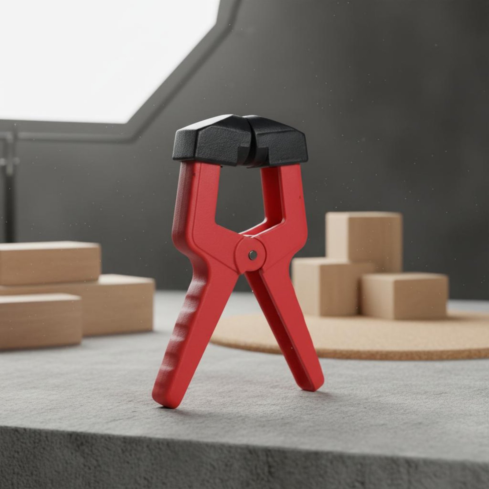 Triangular Clamp Clamp Red Col - Hand Tools In Workshop ulasan dan harga