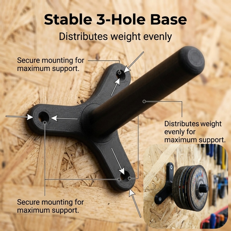 1Pcs Wall Mount Grinder Holder - Workshop Tools Wall ulasan dan harga