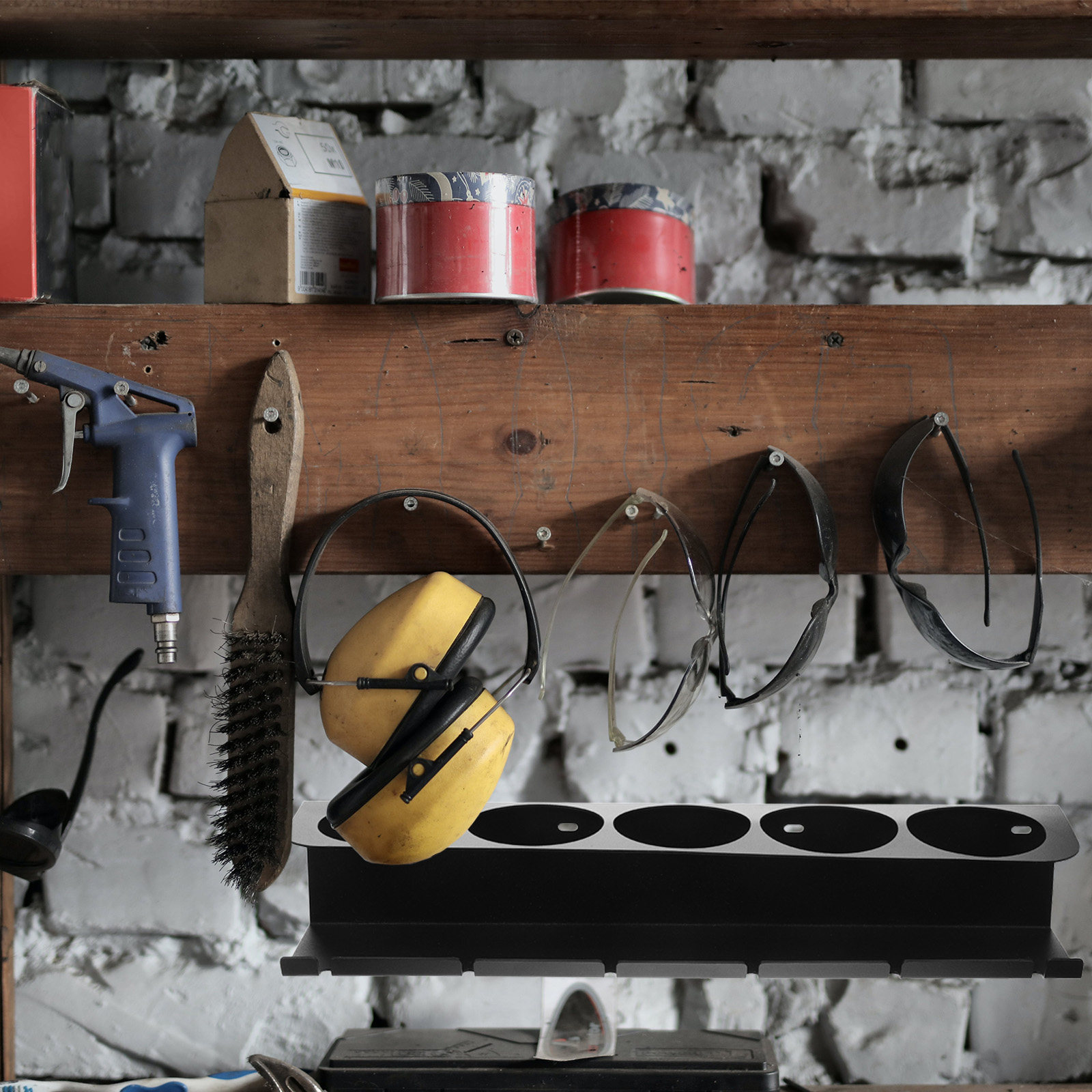 1Set Heavy Duty Metal Power To - Workshop Tools Wall ulasan dan harga