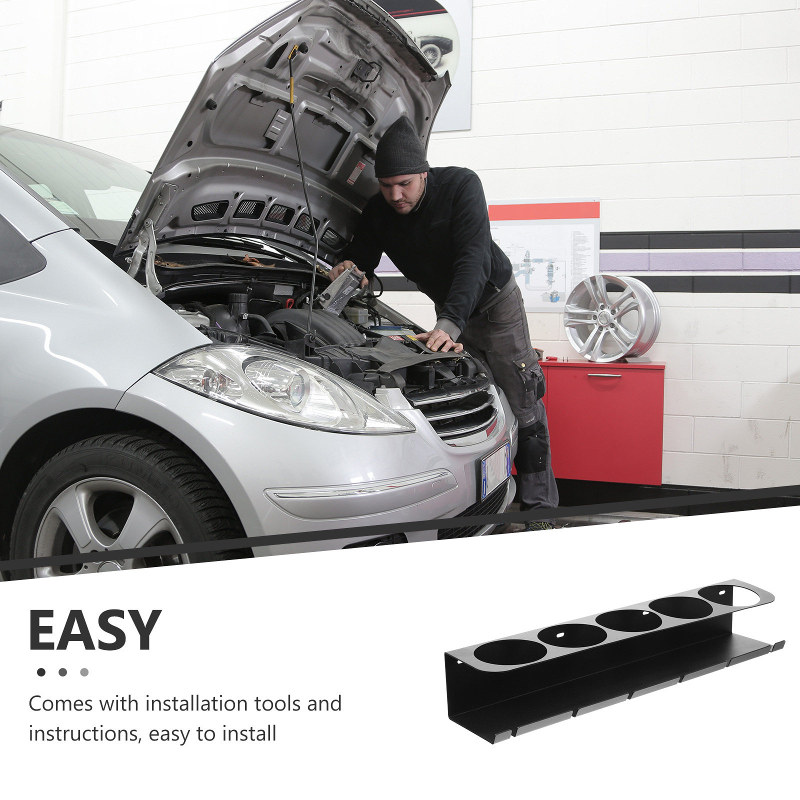 1Set Heavy Duty Metal Power To - Workshop Tools Wall ulasan dan harga