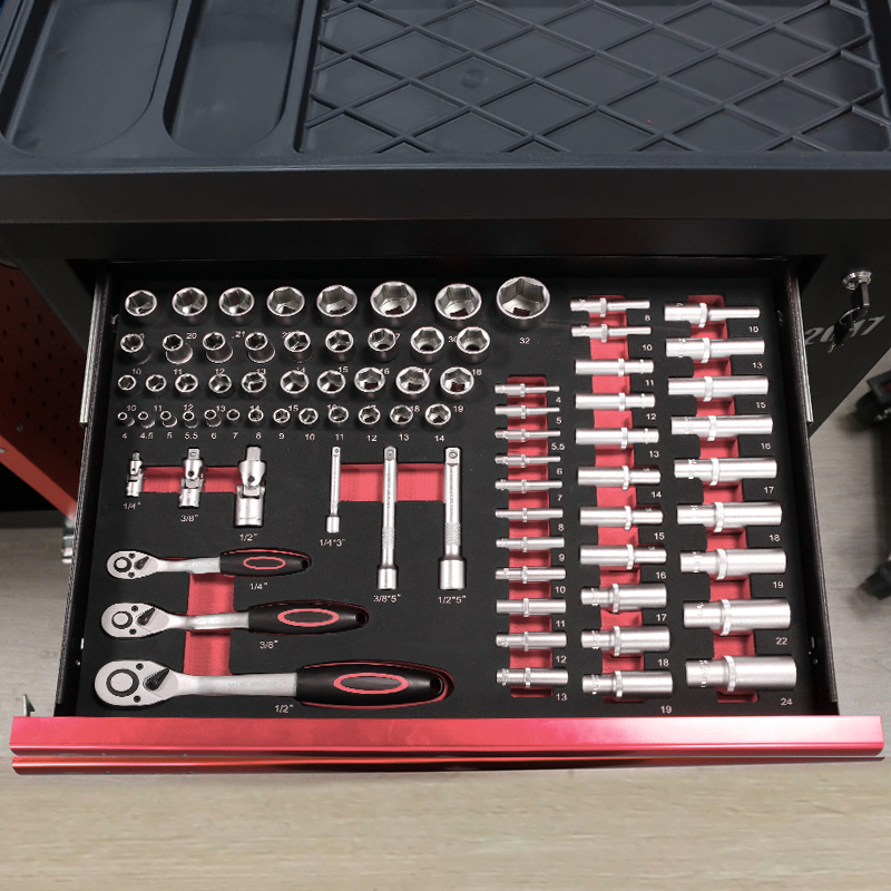 7 Drawer Tool Trolley With 273 - Workshop Tools Cabinet ulasan dan harga