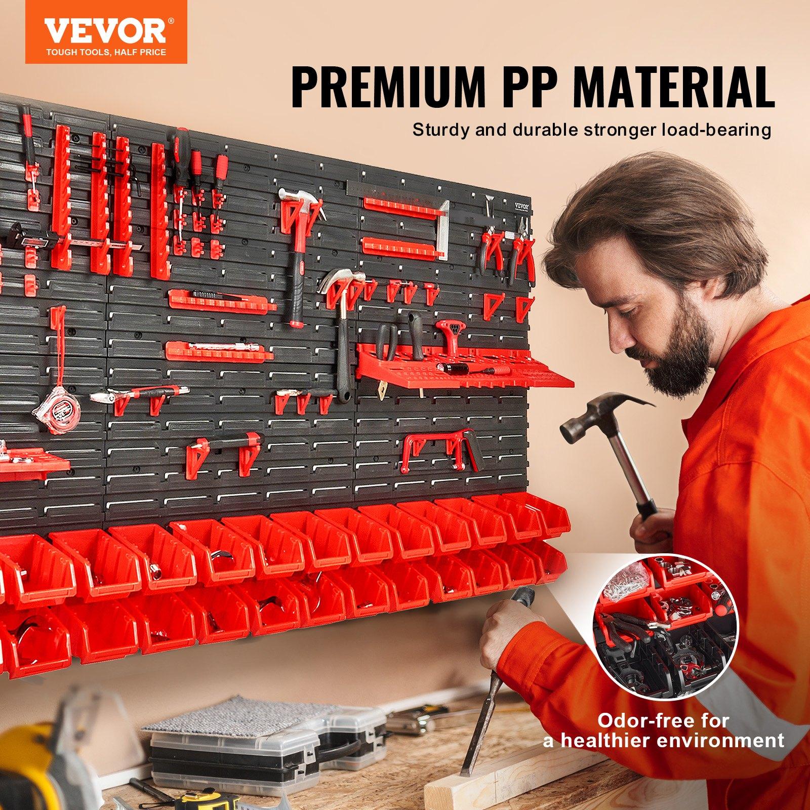 Wall Mounted 30-Bin Plastic Pa - Workshop Tools Wall ulasan dan harga