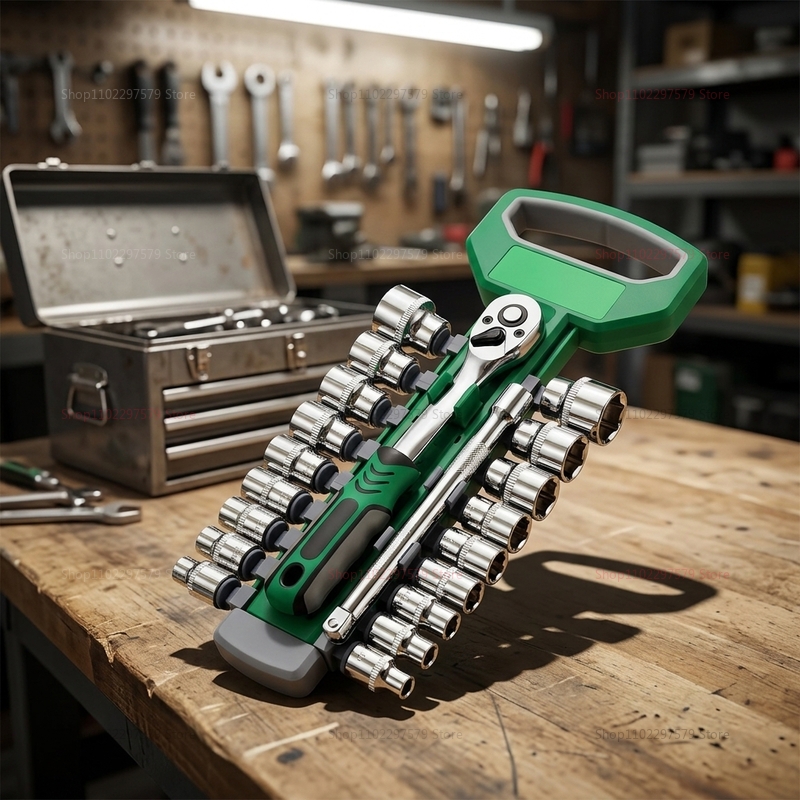 1/4 3/8 Inch Ratchet Socket Se - Car Workshop Tools Kit ulasan dan harga