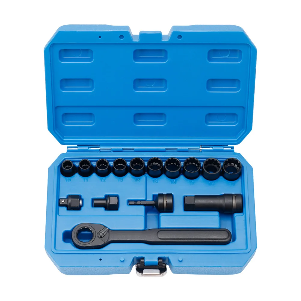 15PCS Ratchet Socket Wrench He - Car Workshop Tools Kit ulasan dan harga