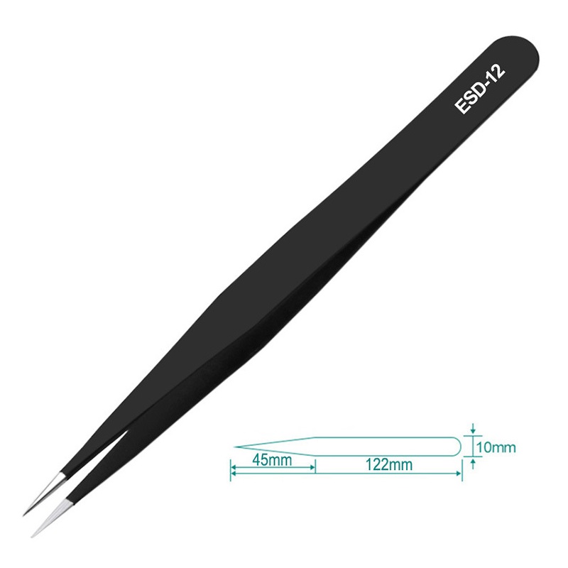 ESD Tweezers Stainless Steel W - Hand Tools In Workshop ulasan dan harga