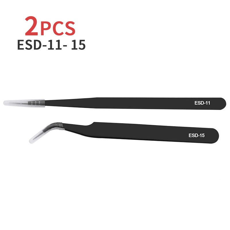 ESD Tweezers Stainless Steel W - Hand Tools In Workshop ulasan dan harga