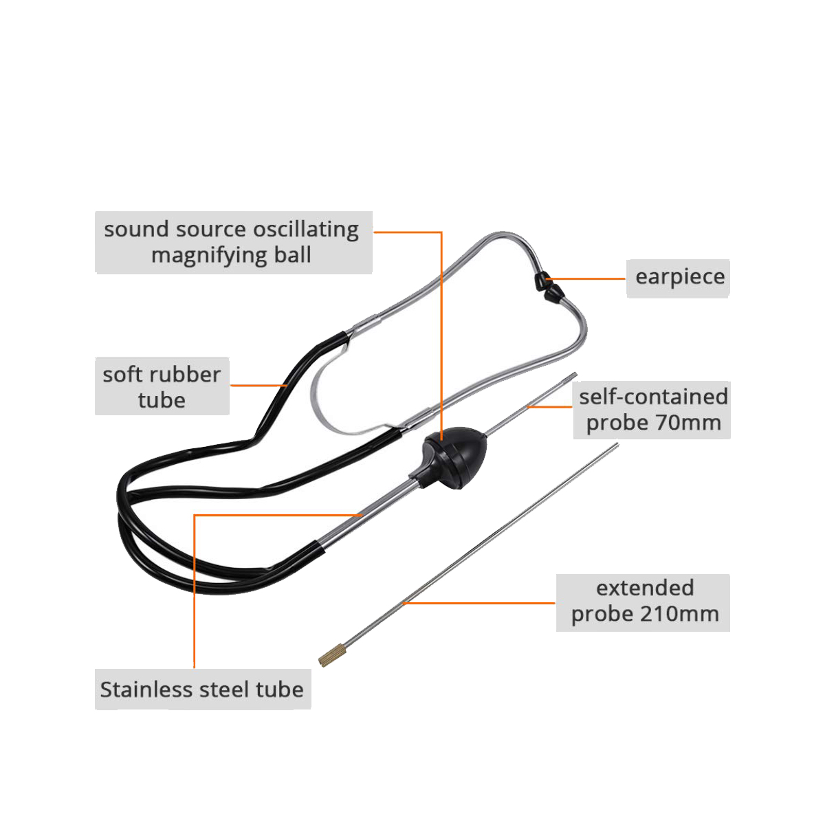 Automotive Stethoscope Mechani - Car Workshop Tools Kit ulasan dan harga