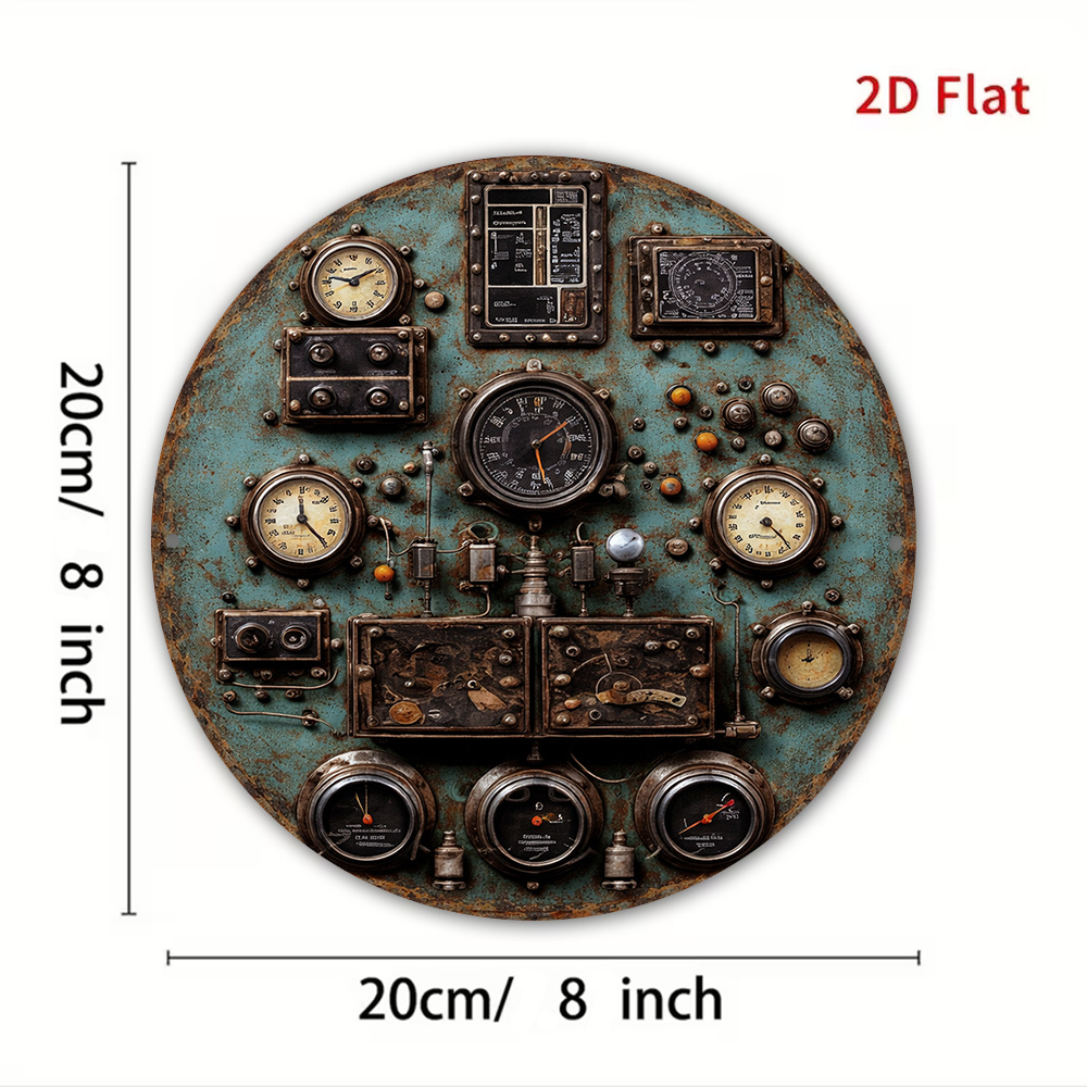 2D Flat Retro Dashboard Round  - Workshop Tools Wall ulasan dan harga