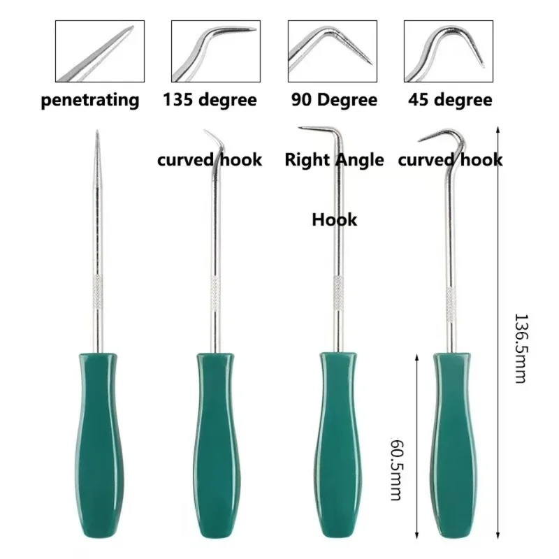 4Pcs 135mm Oil Seal Pick Hooks - Hand Tools In Workshop ulasan dan harga