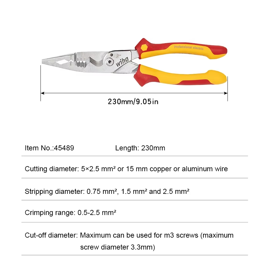 Wiha Genuine 45489 8-in-1 Insu - Tools Vn ulasan dan harga