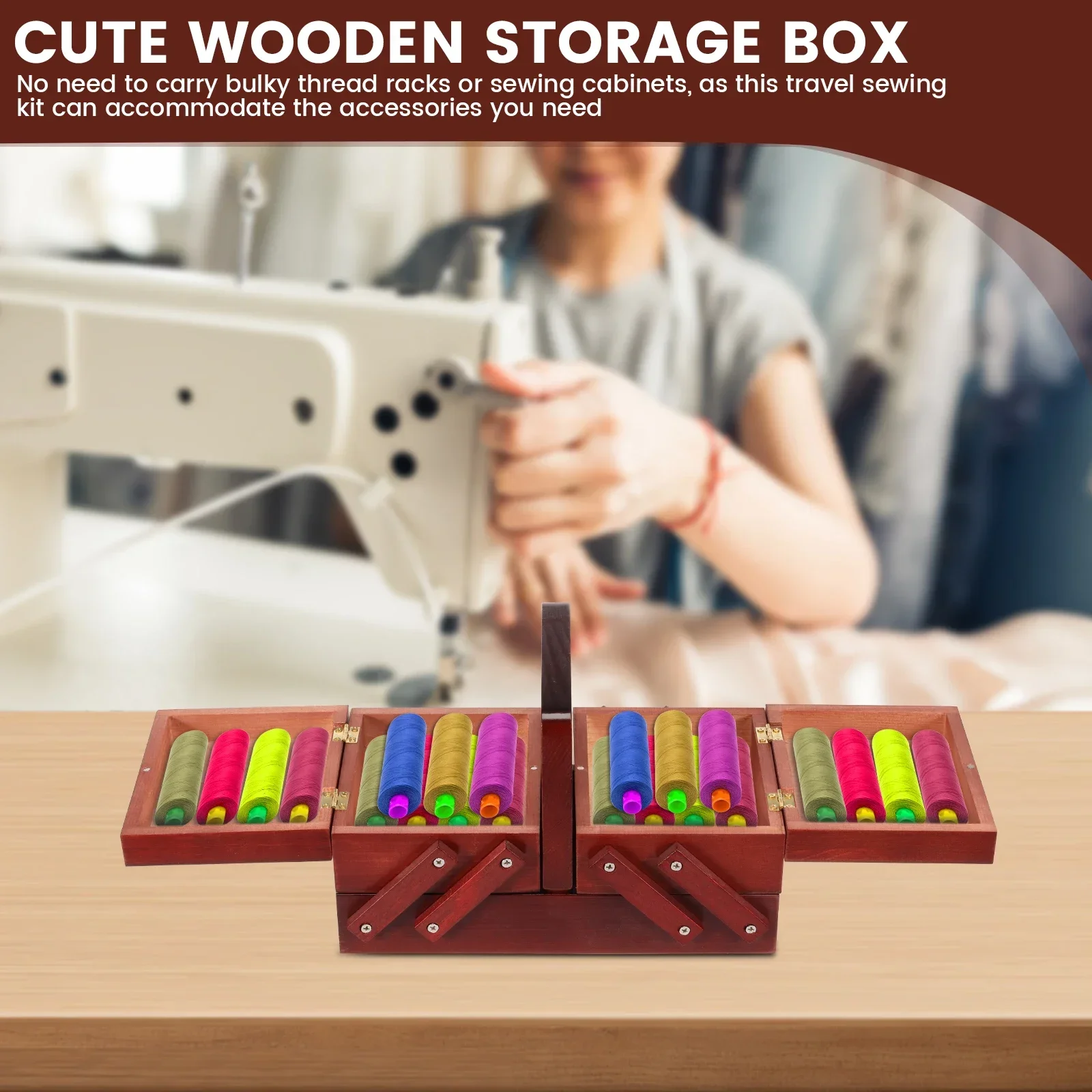 Expandable Sewing Thread Box W - Workshop Tools Cabinet ulasan dan harga
