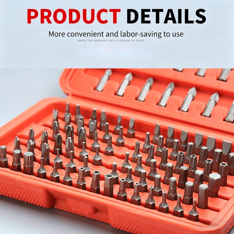 100PCS Screwdriver Bit Set, Ho - Hand Tools In Workshop ulasan dan harga